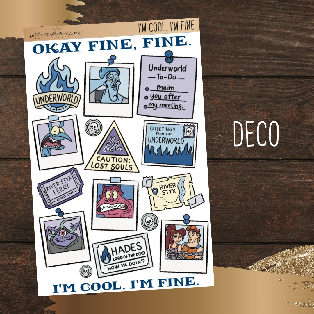 I'm cool, I'm fine | Journal Deco