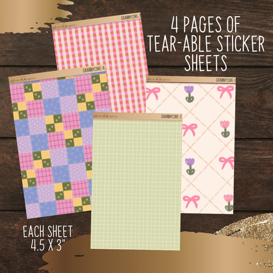 Grannycore | Journal Deco Sheets