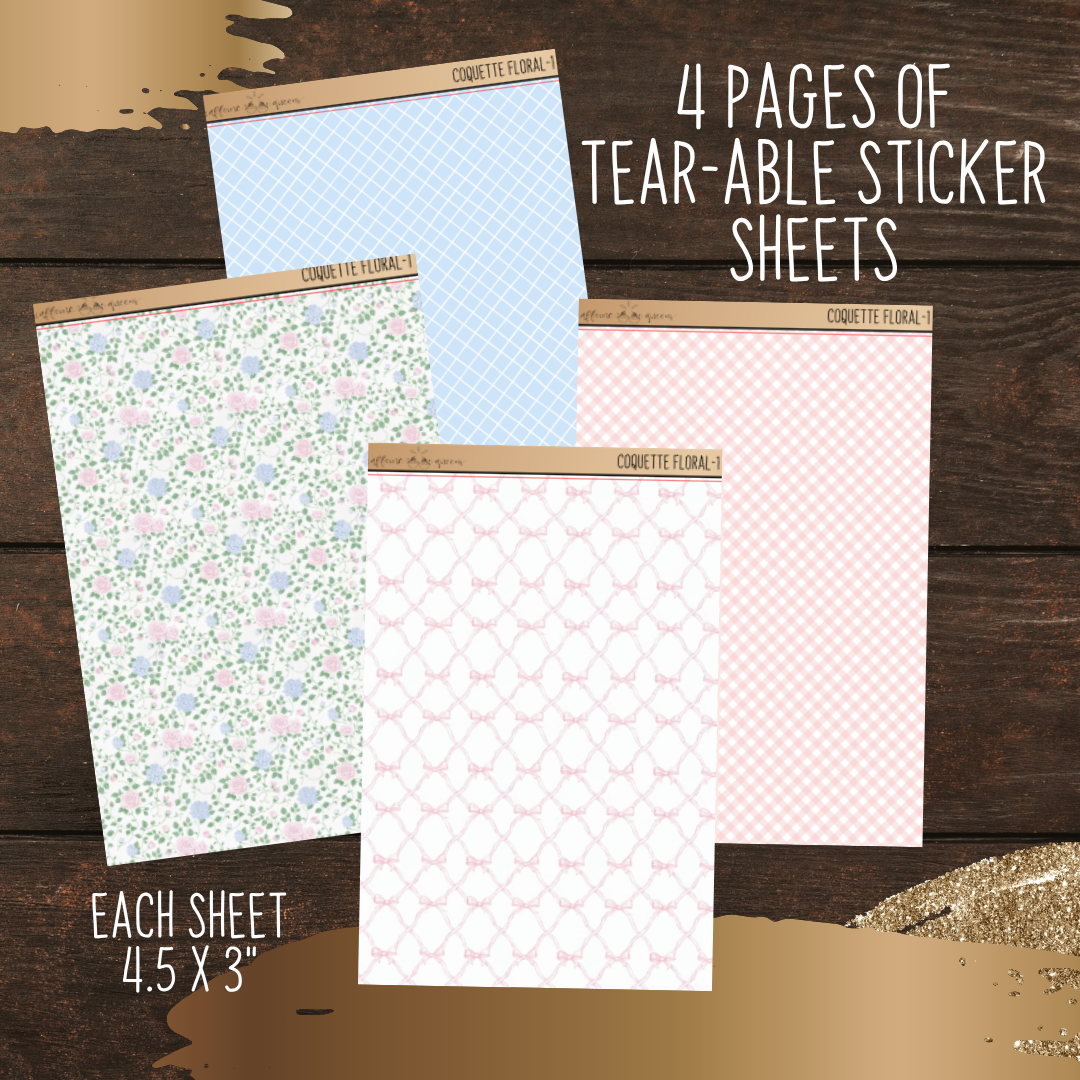 Floral Coquette | Journal Deco Bundle