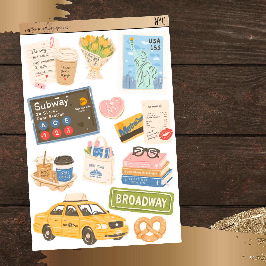 Cities Watercolor Series | Journal Deco