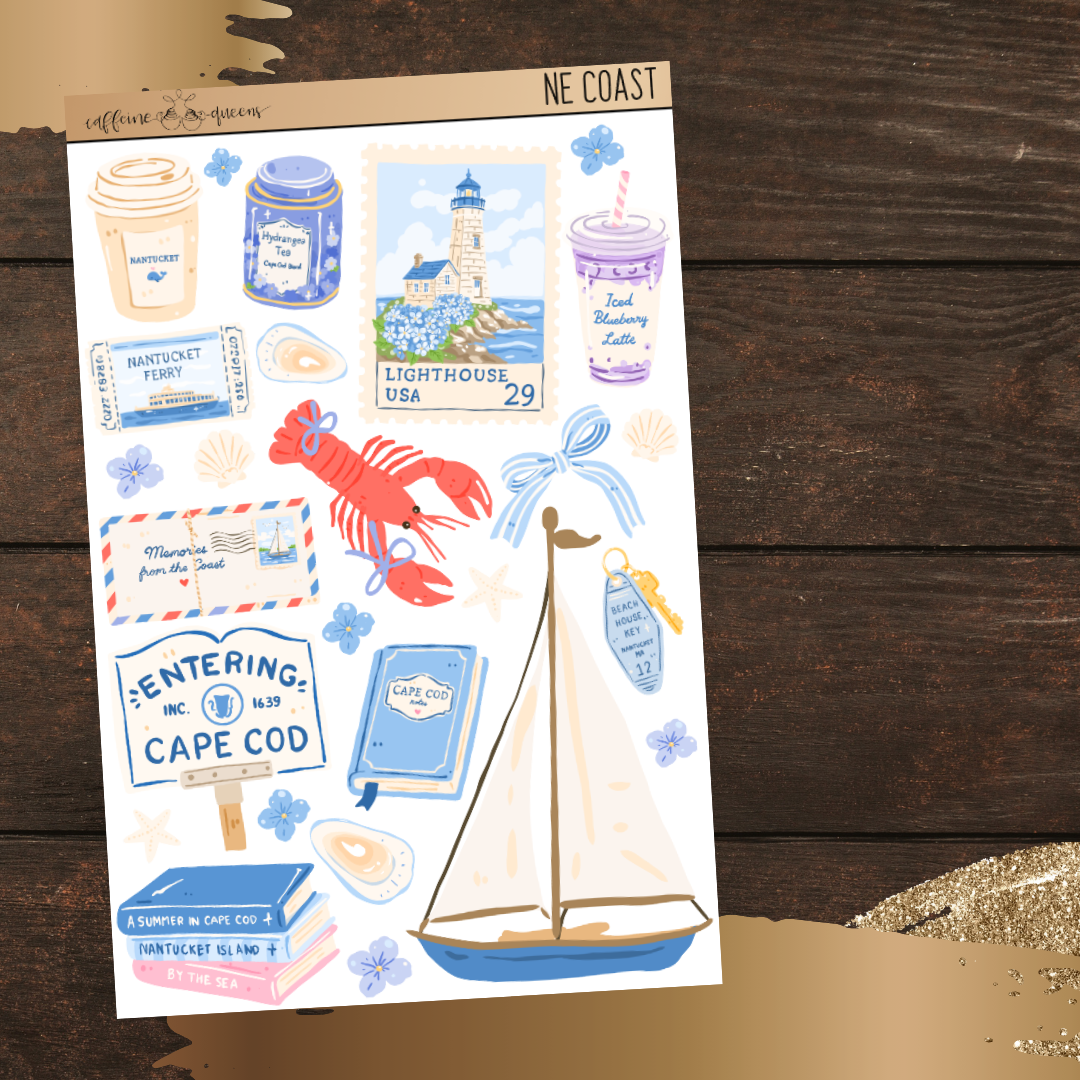 New England Watercolor | Journal Deco