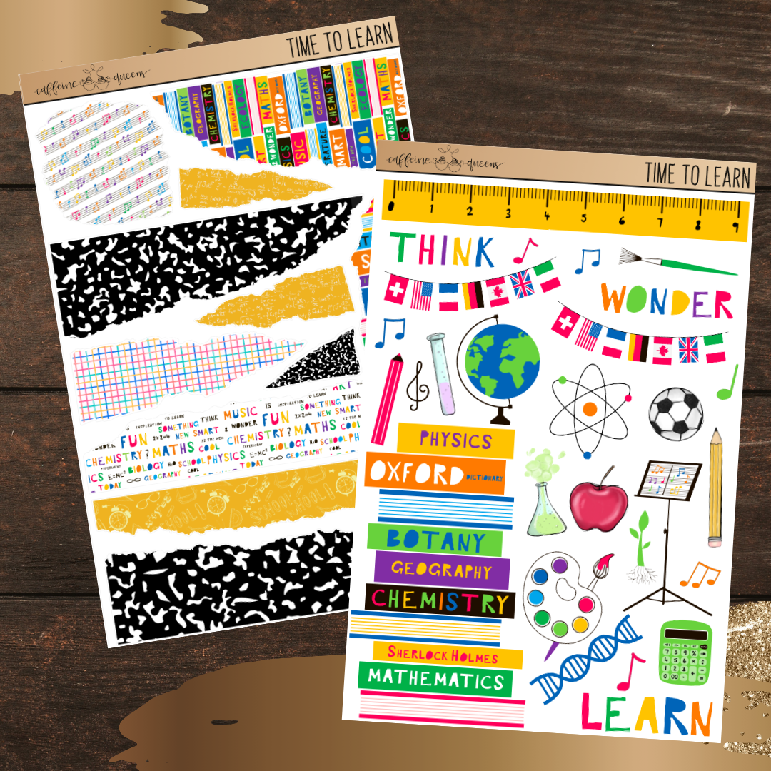 Time to Learn | Journal Deco