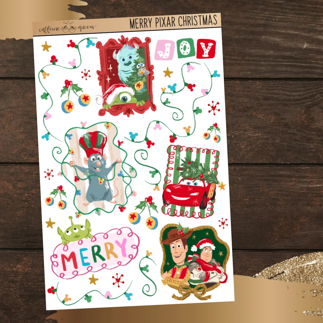 Merry Pixar Christmas | Journal Deco