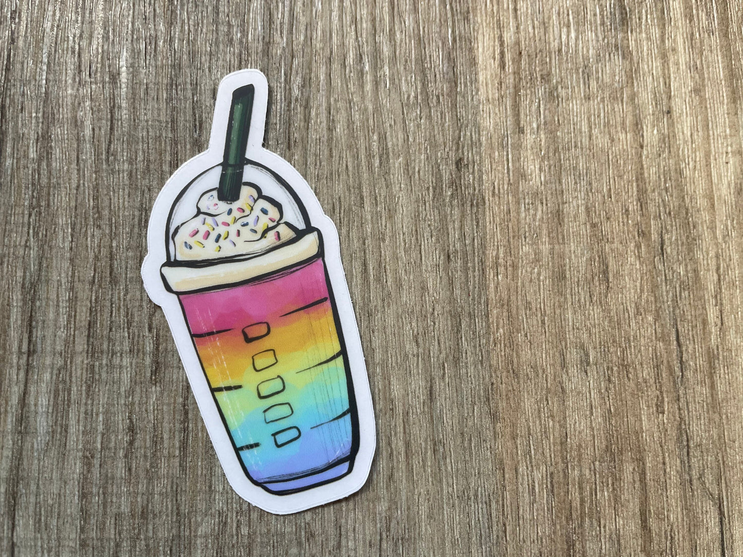 Rainbow Drink | Vinyl Decal