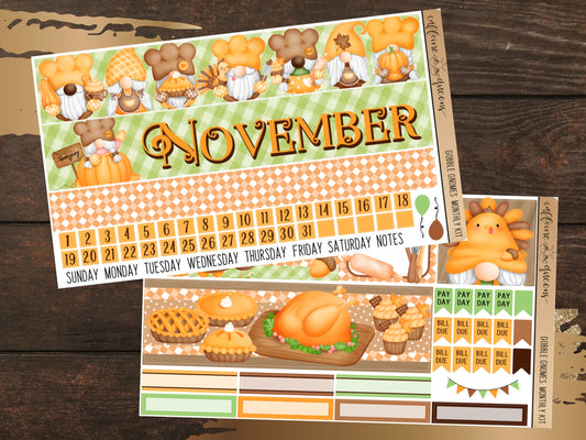 Gobble Gobble | Vertical Monthly