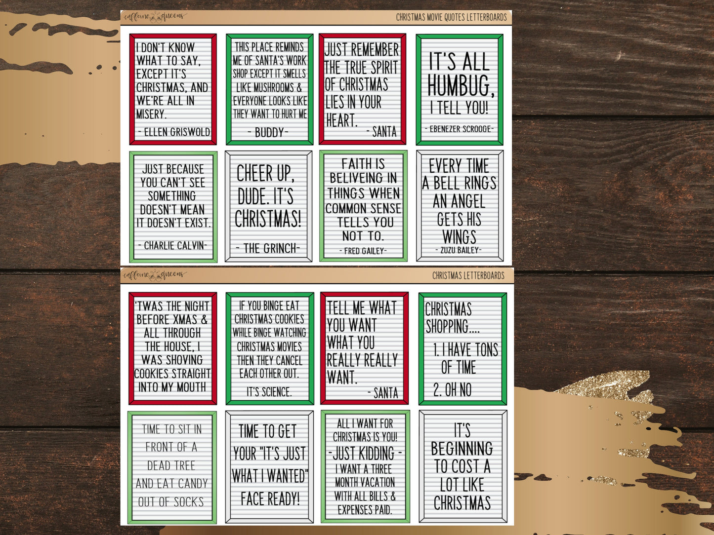 Christmas Letterboards