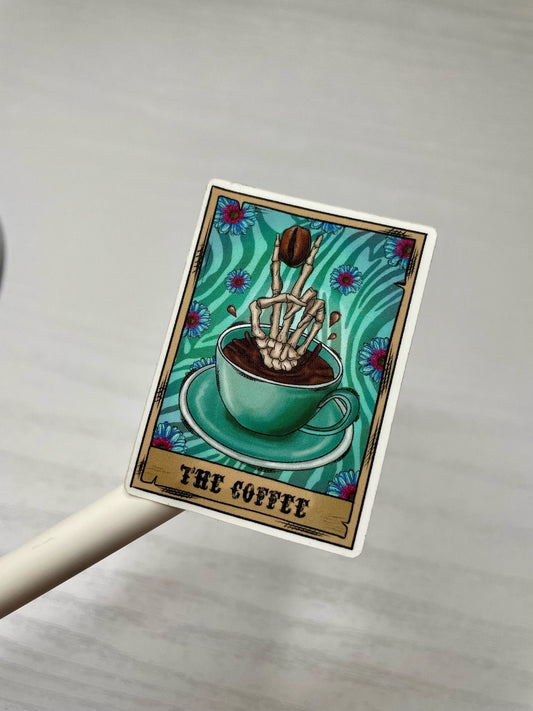 Tiny Coffee Tarot | Vinyl Decal