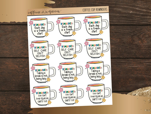 Coffee Cup Reminders