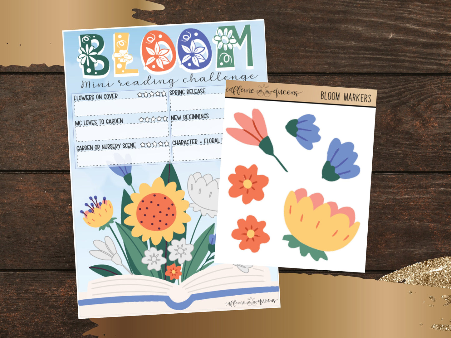 Bloom Mini Book Challenge | Notes Page Sticker