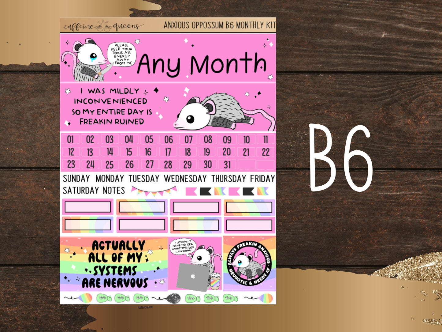 Anxious Opossum | Pick Your Month Monthly Kit