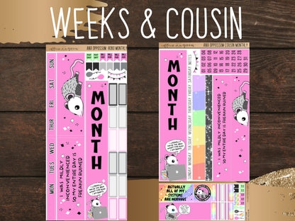 Anxious Opossum | Pick Your Month Monthly Kit